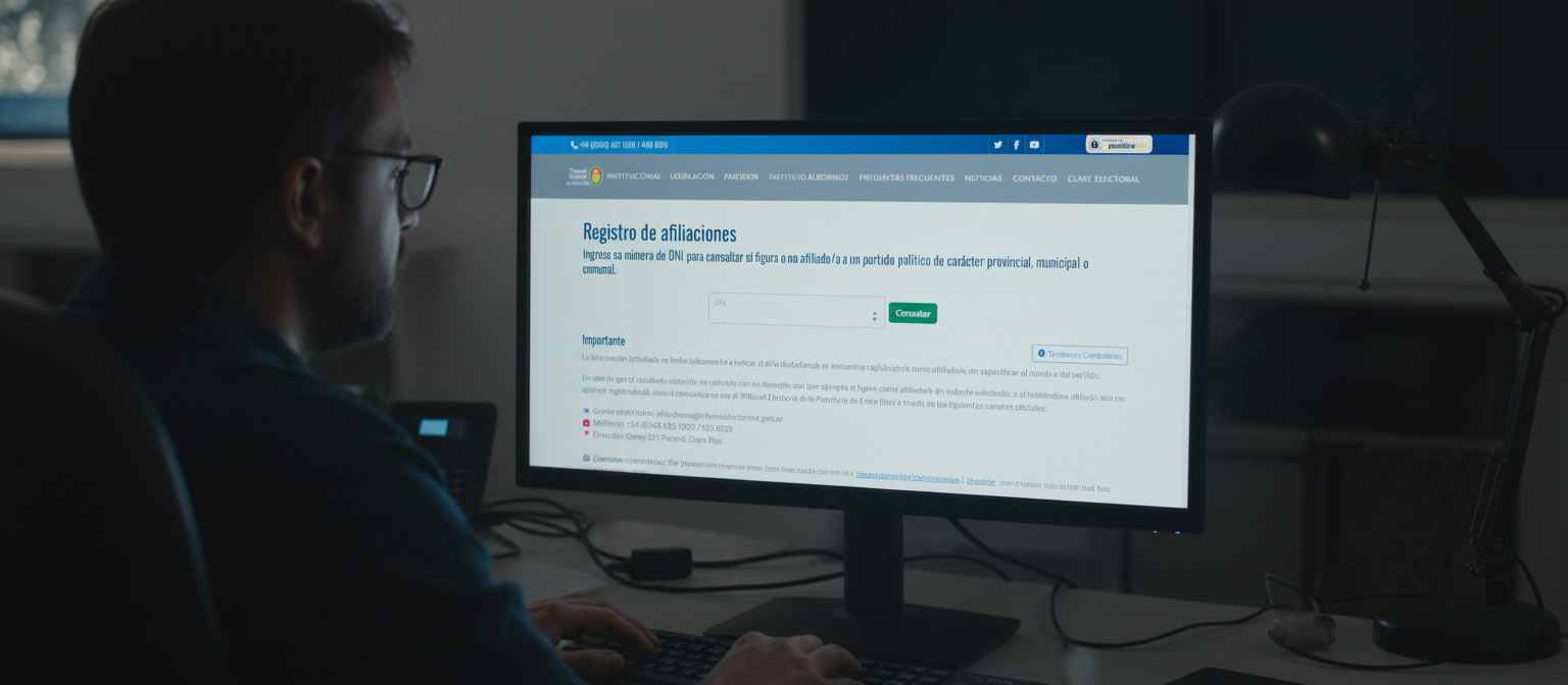 El Tribunal Electoral de Entre Ríos creó el Registro de Afiliaciones de Partidos Políticos Provincia